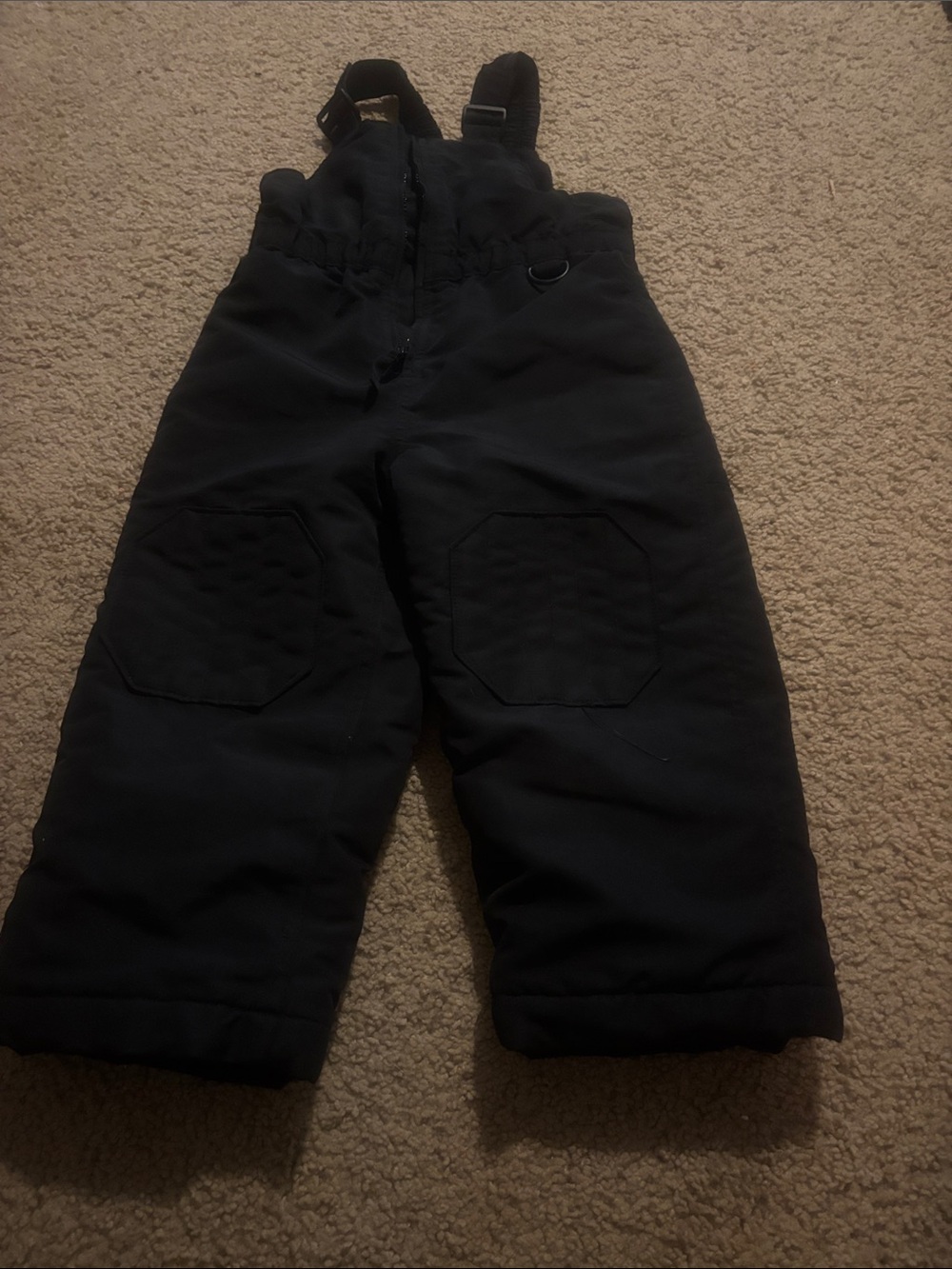 Wonder Nation Black Kids Snow Overalls